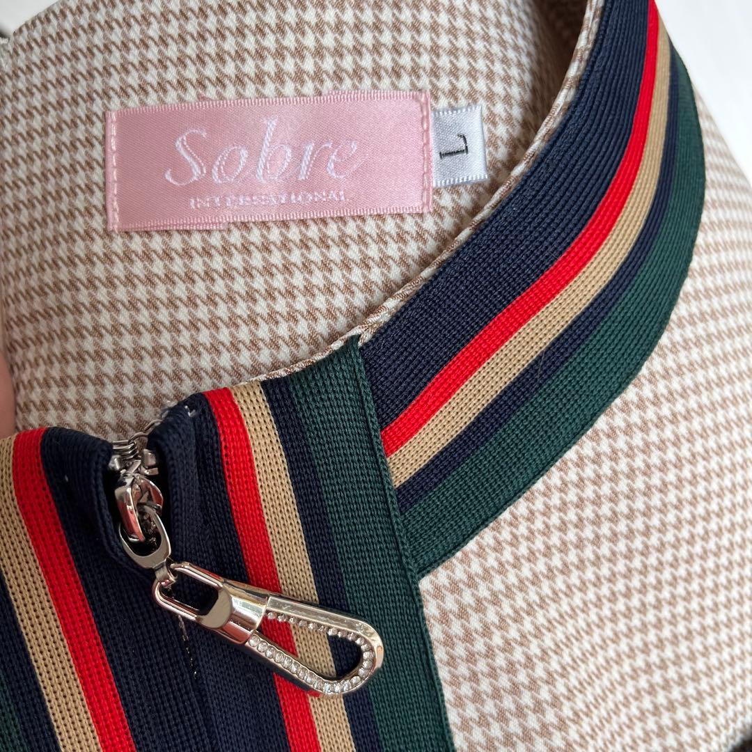 ⭐️土日限定セール⭐️ 極美品　ソブレ　SOBRE　キャバドレス　ノースリーブ　千鳥