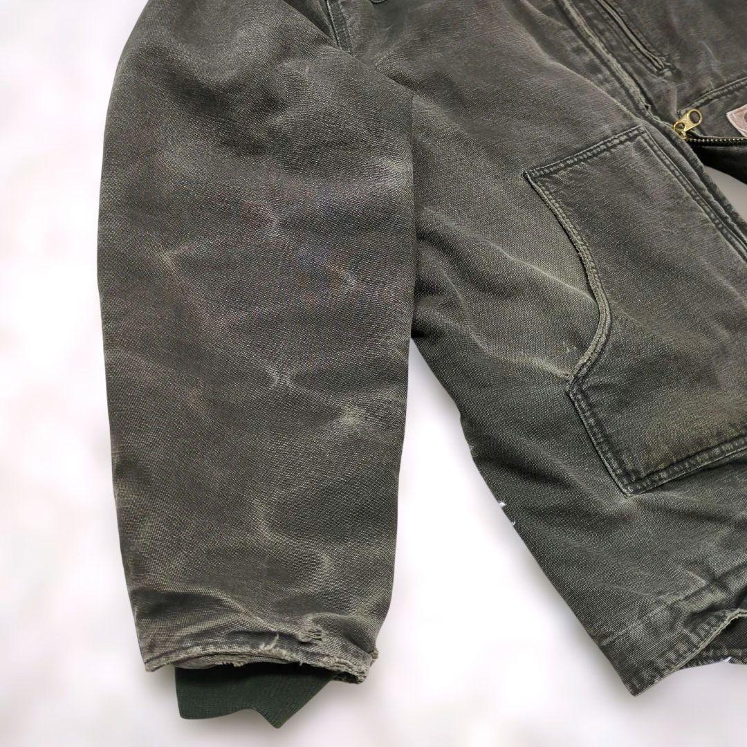 人気色 Carhartt カーハート ダックワークジャケット モスグリーン XL