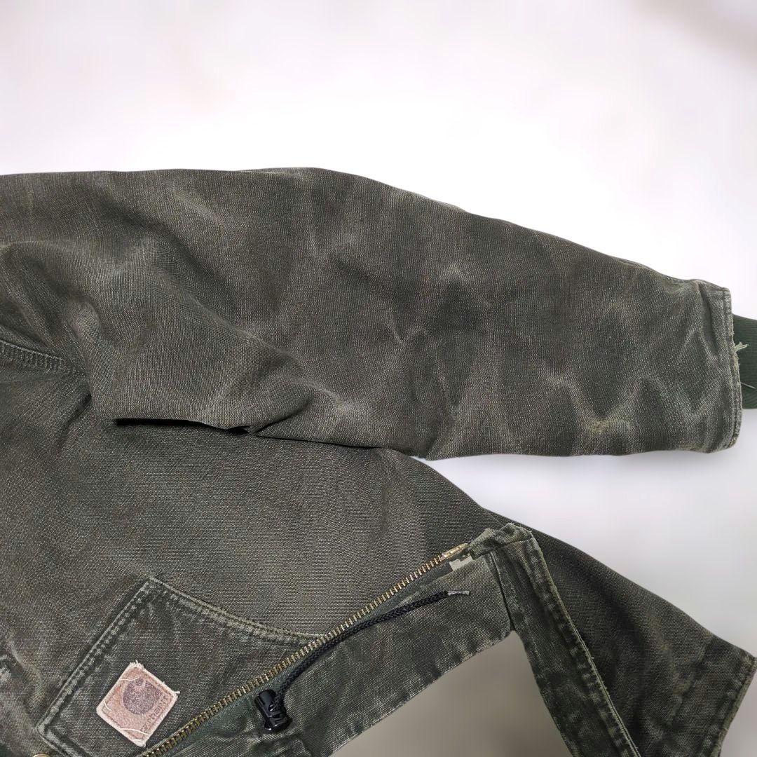 人気色 Carhartt カーハート ダックワークジャケット モスグリーン XL