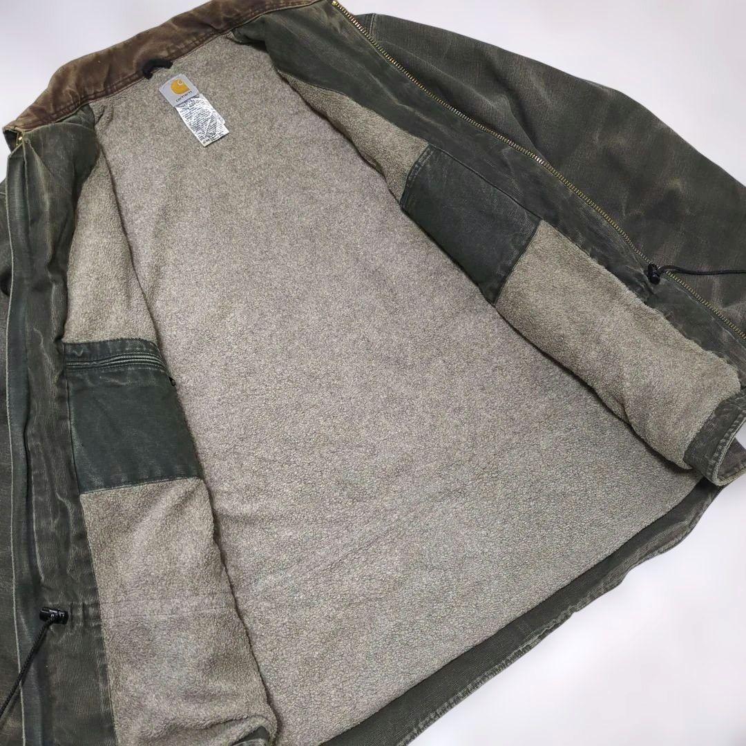 人気色 Carhartt カーハート ダックワークジャケット モスグリーン XL