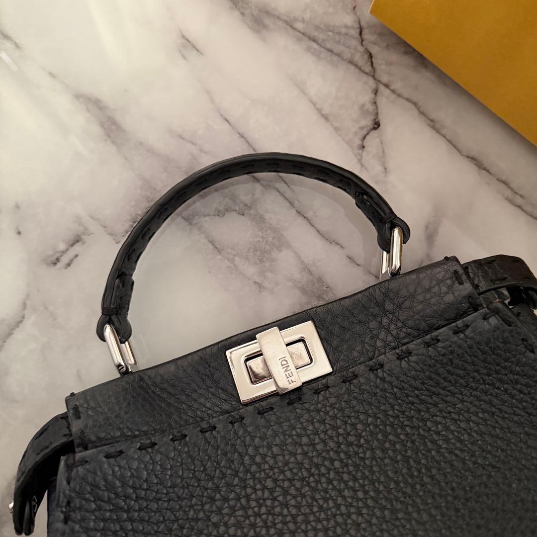FENDI ピーカブー スモール ブラック セレリア 2WAY