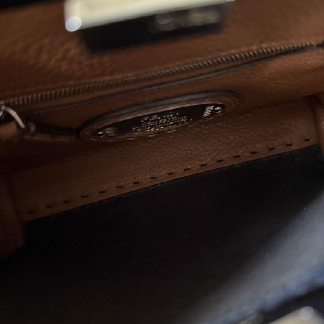 FENDI ピーカブー スモール ブラック セレリア 2WAY