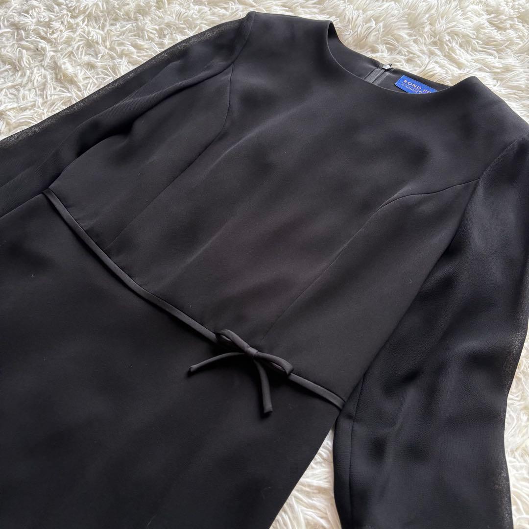 東京ソワール ワンピースセットアップ上下13礼服ブラックフォーマルスーツ 美品