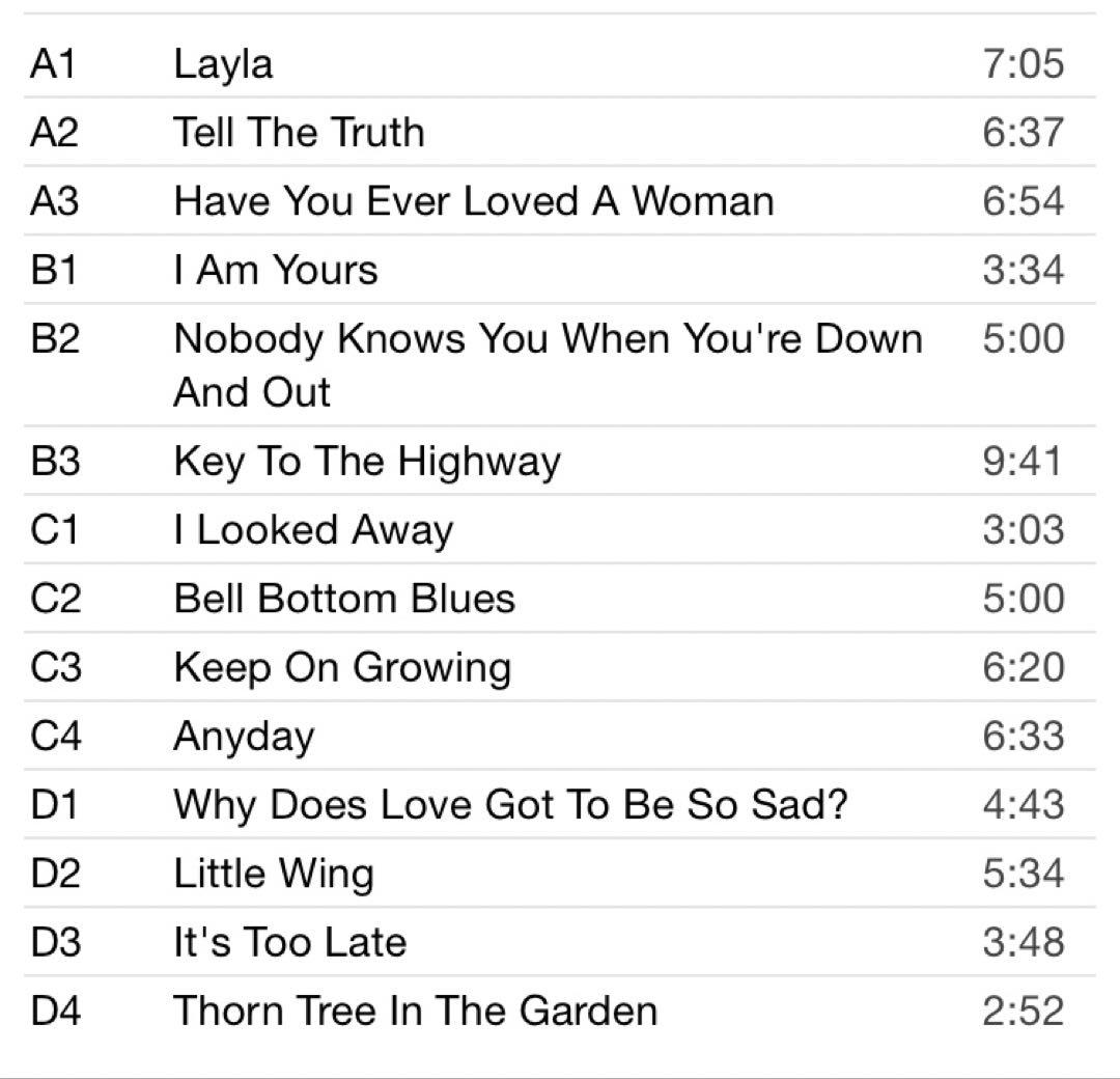 ◾極美盤◾️激レア曲順違いレイラ!!◾️DEREK AND THE DOMINOS