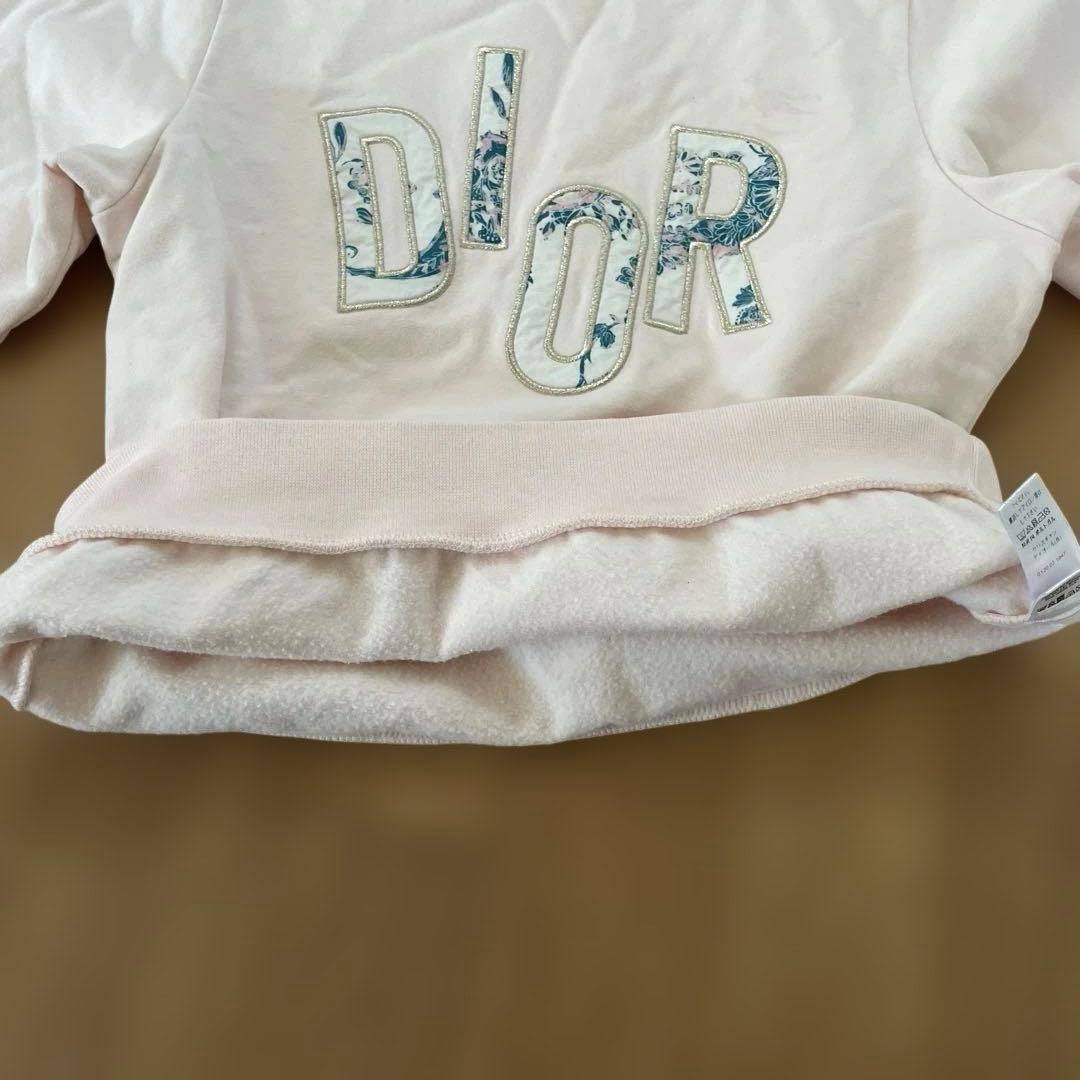 DIOR トレーナー　薄ピンク　8Ｙ