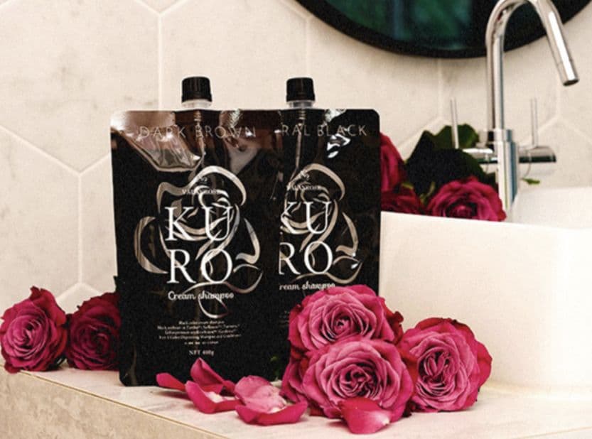 KURO Cream Shampoo ダークブラウン 400g x 2