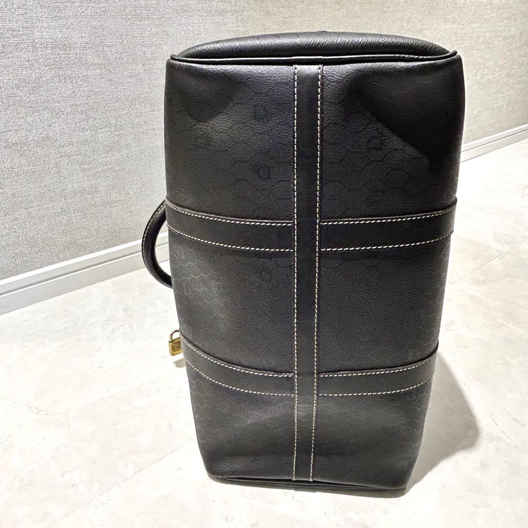 Christian Dior/ディオール ブラック ボストンバッグ 南京錠　鍵付