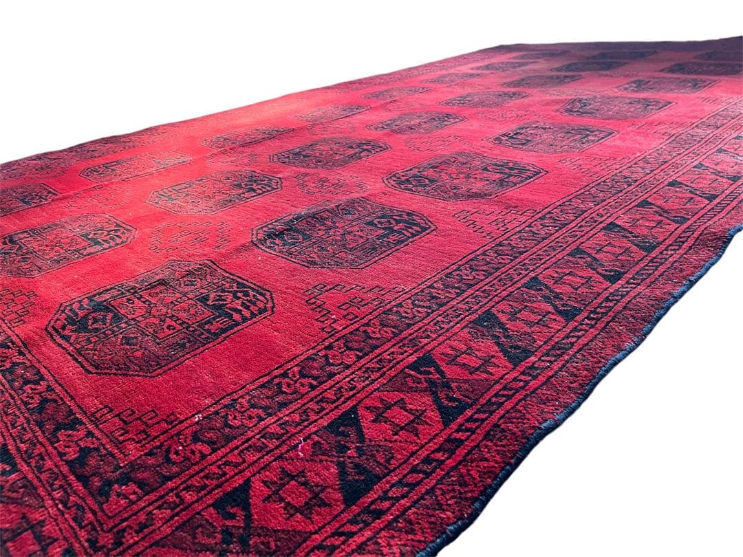 【オススメです】ヴィンデージ　ラグ　278×162cm