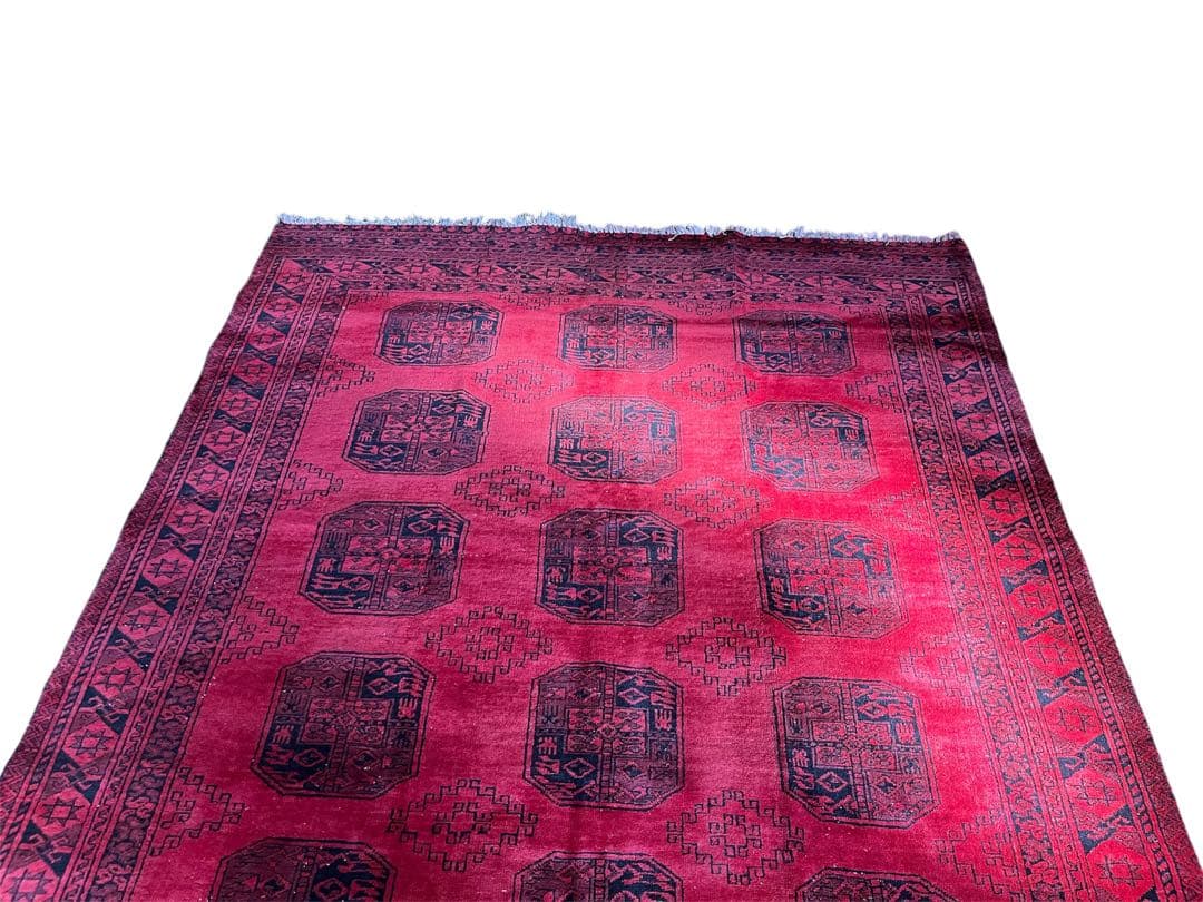 【オススメです】ヴィンデージ　ラグ　278×162cm