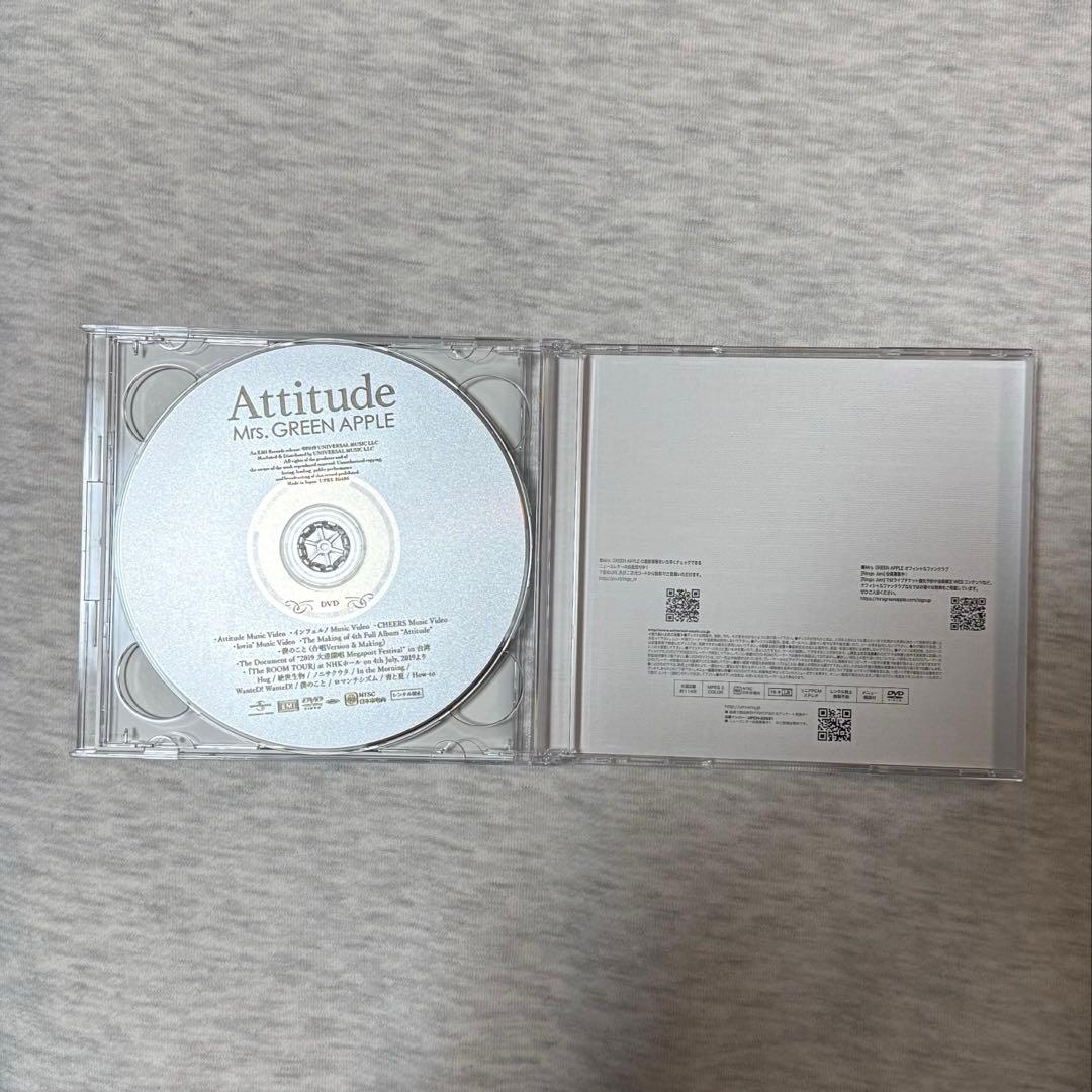 Mrs. GREEN APPLE Attitude 初回限定盤 CD+DVD