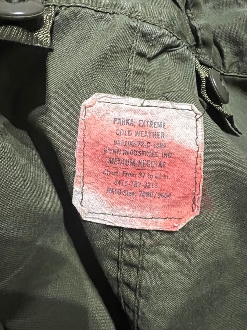 anytee購入70s 初期M-65モッズパーカーフルセットMサイズ コヨーテ