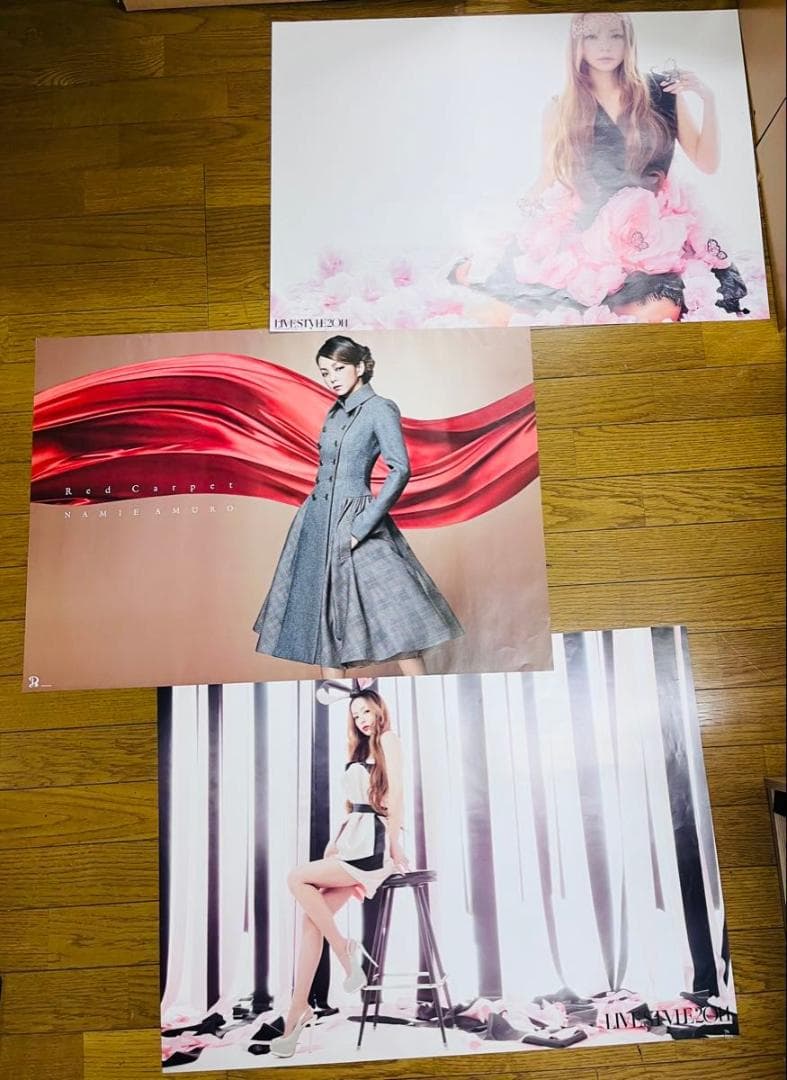 安室奈美恵ポスター17種18枚セット!!B2サイズ大判515mm x 728mm