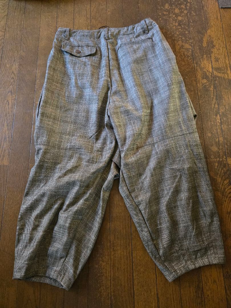 glamb　Glen Check Tuck Pants