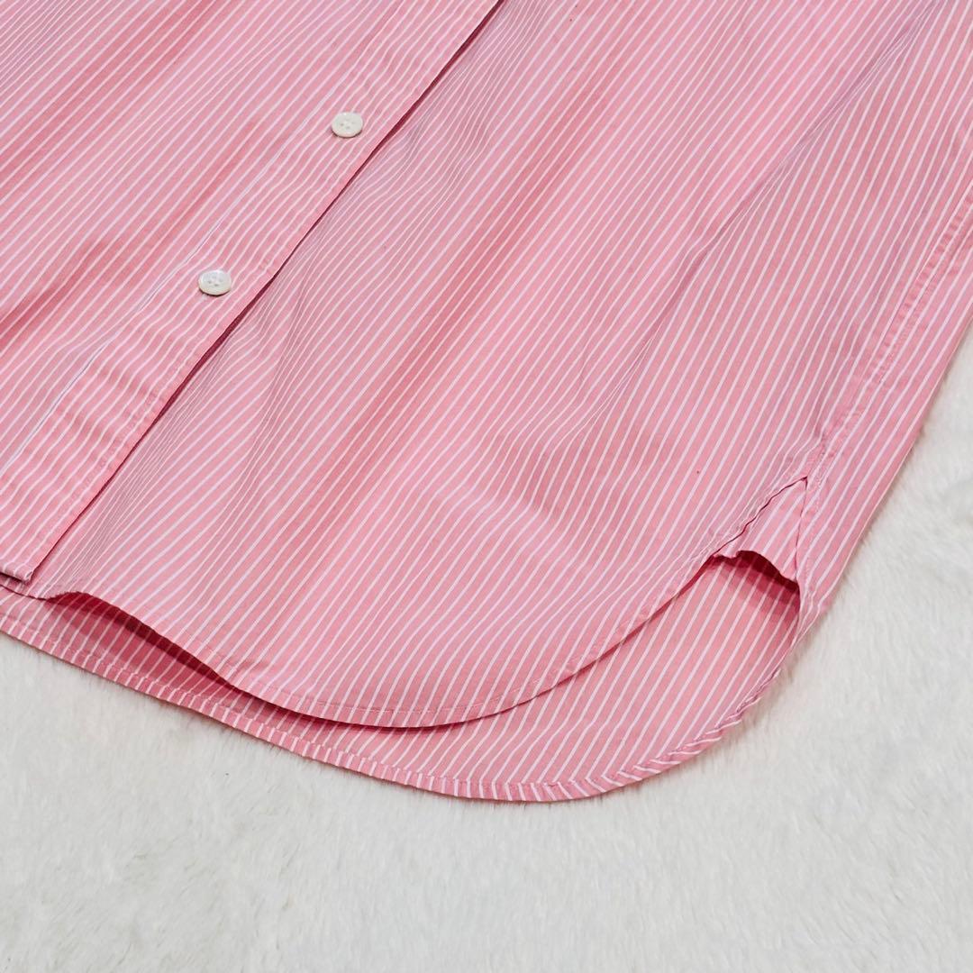 美品　23区 24SS CANCLINI シャツ ピンクストライプ　M
