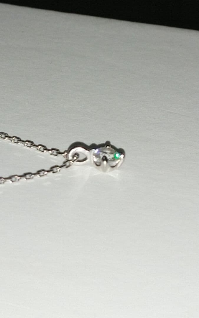 ete　 ネックレス ブライト　プラチナ 0.06ct