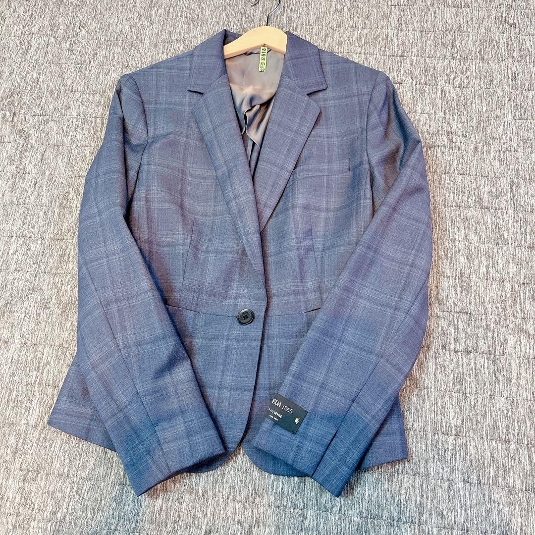 【美品】ザスーツカンパニー　スカートスーツ　REDA チェック