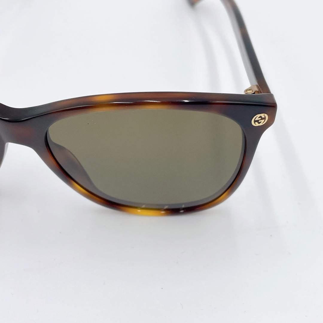 美品 GUCCI サングラス ウェリントン ビー インターロッキングm505