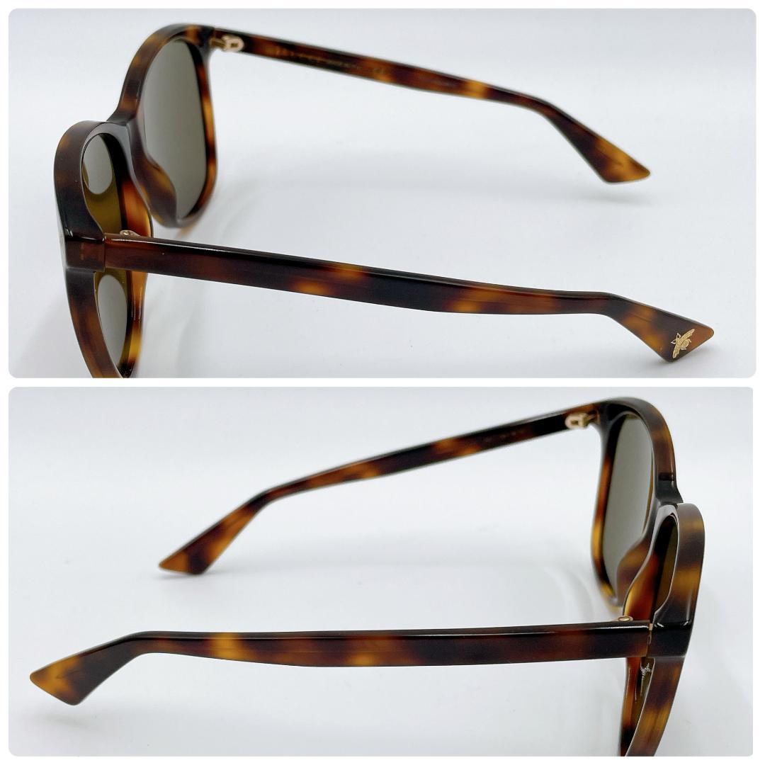 美品 GUCCI サングラス ウェリントン ビー インターロッキングm505