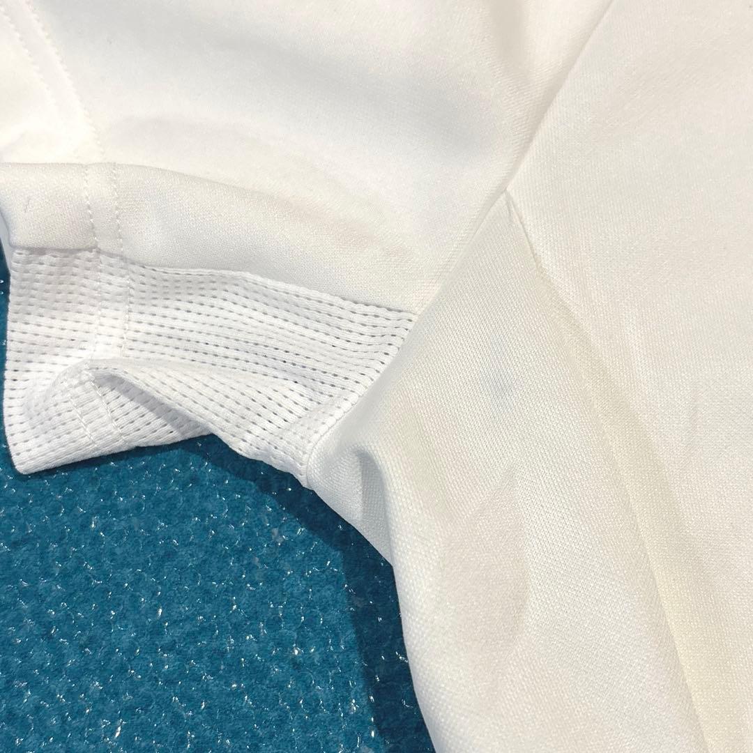 【23年/極美品/レディースM】TFW49　モックネック　ストレッチ　ホワイト