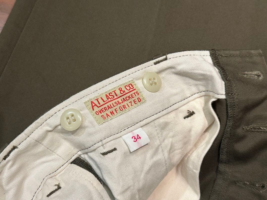 ATLAST&CO アットラスト チノパン ワークトラウザー