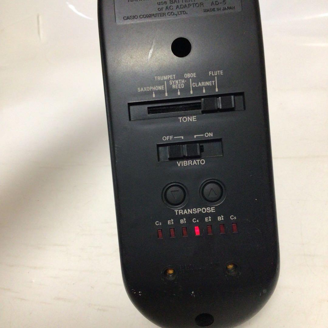 CASIO デジタルホーン　DH-500 電子管楽器 ブラック