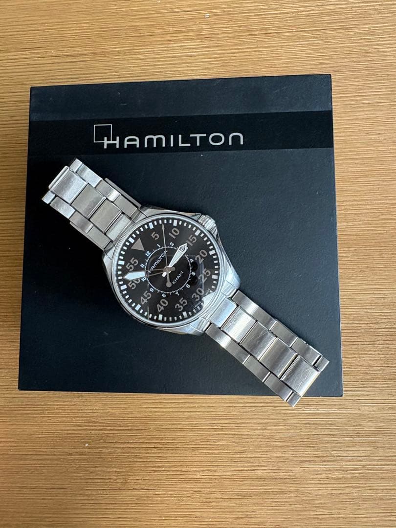 HAMILTON ハミルトン カーキ アビエーション パイロットH646110