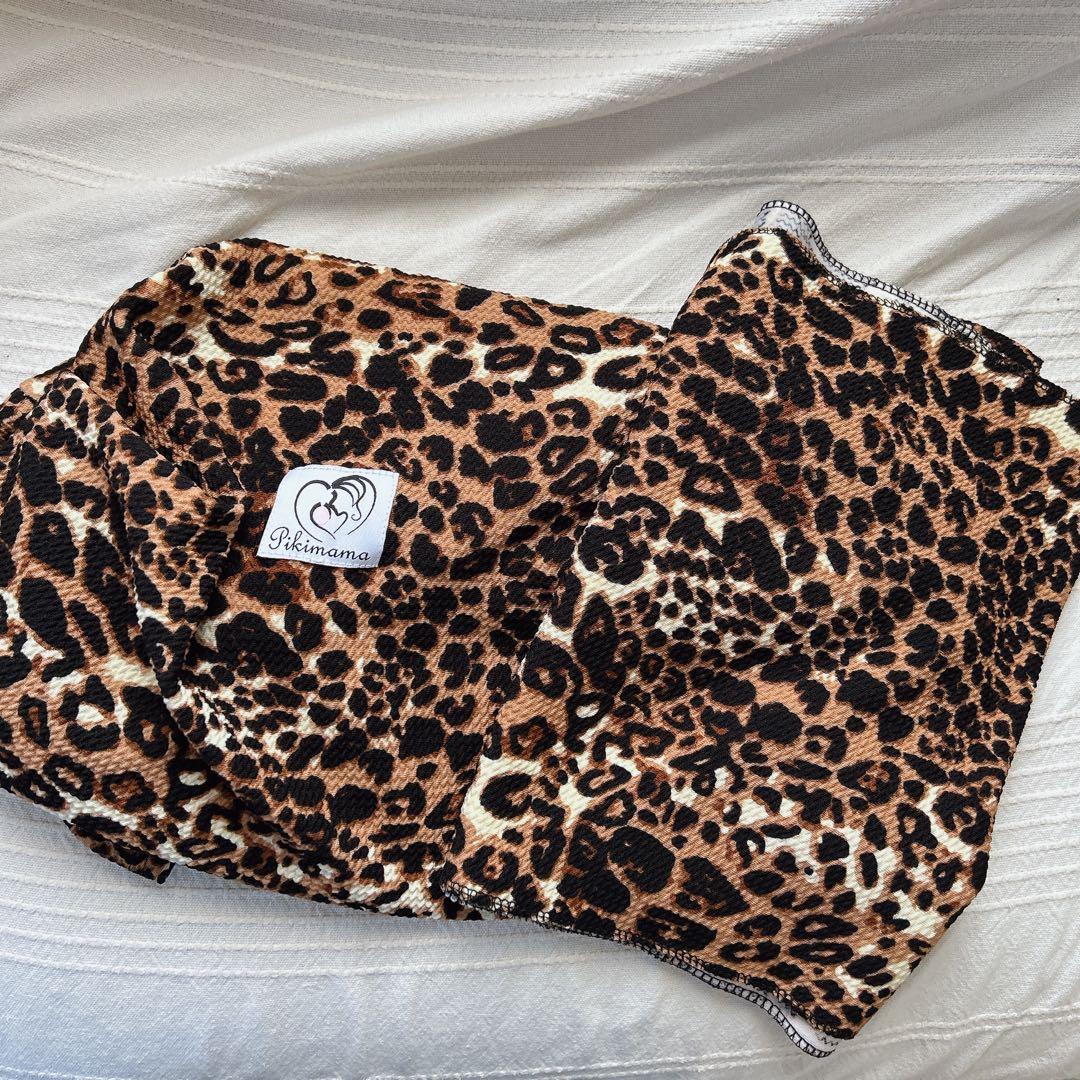 pikimama スリング　レオパード柄　抱っこ紐　ピキママ　M