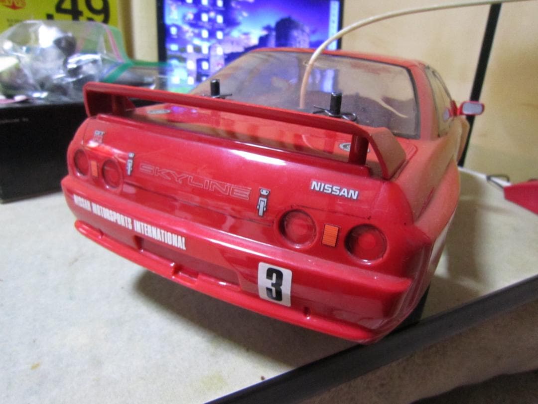 1/10 タミヤ TA01 日産スカイライン R32 GTR 1991年製 送込