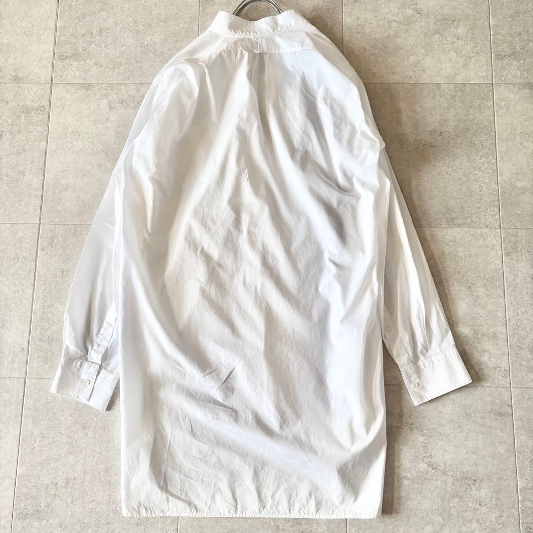 極美品✨️ロエベ ロングアシメトリーシャツ M ホワイト ジョナサンアンダーソン