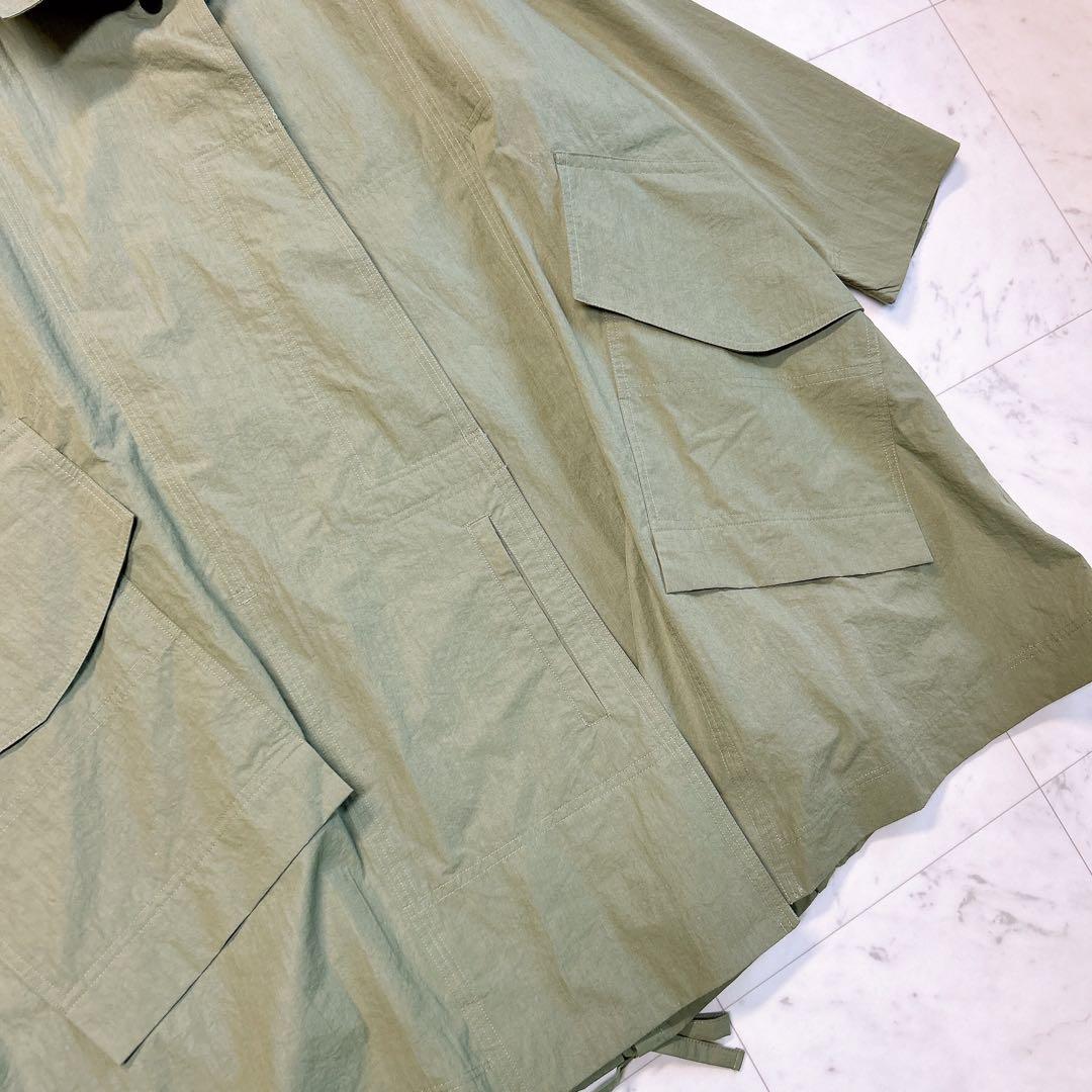 洗える 萌 MOYURU モッズコート 比翼仕立て ゆったり M〜L