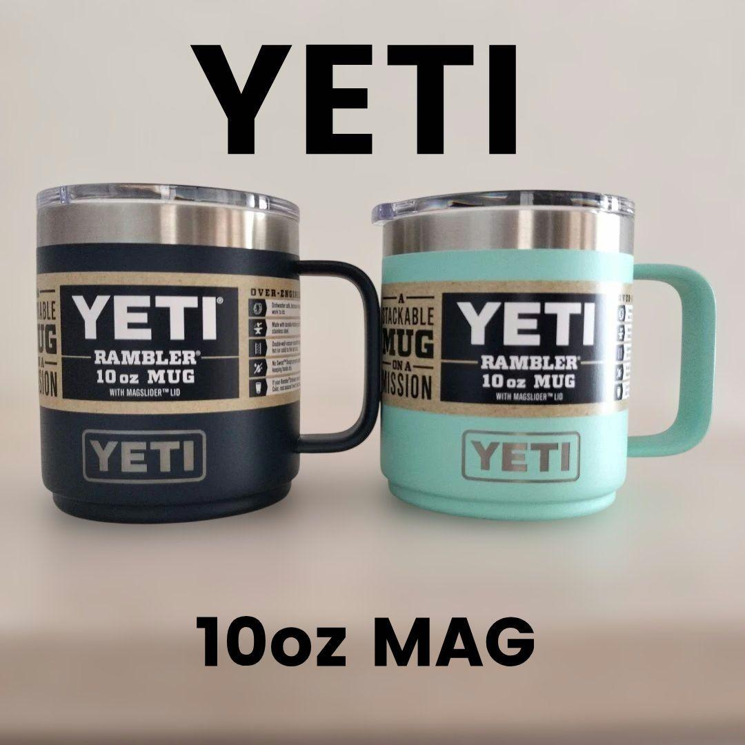 新品未使用 YETI Rambler 10oz Mug ネイビー&グリーン