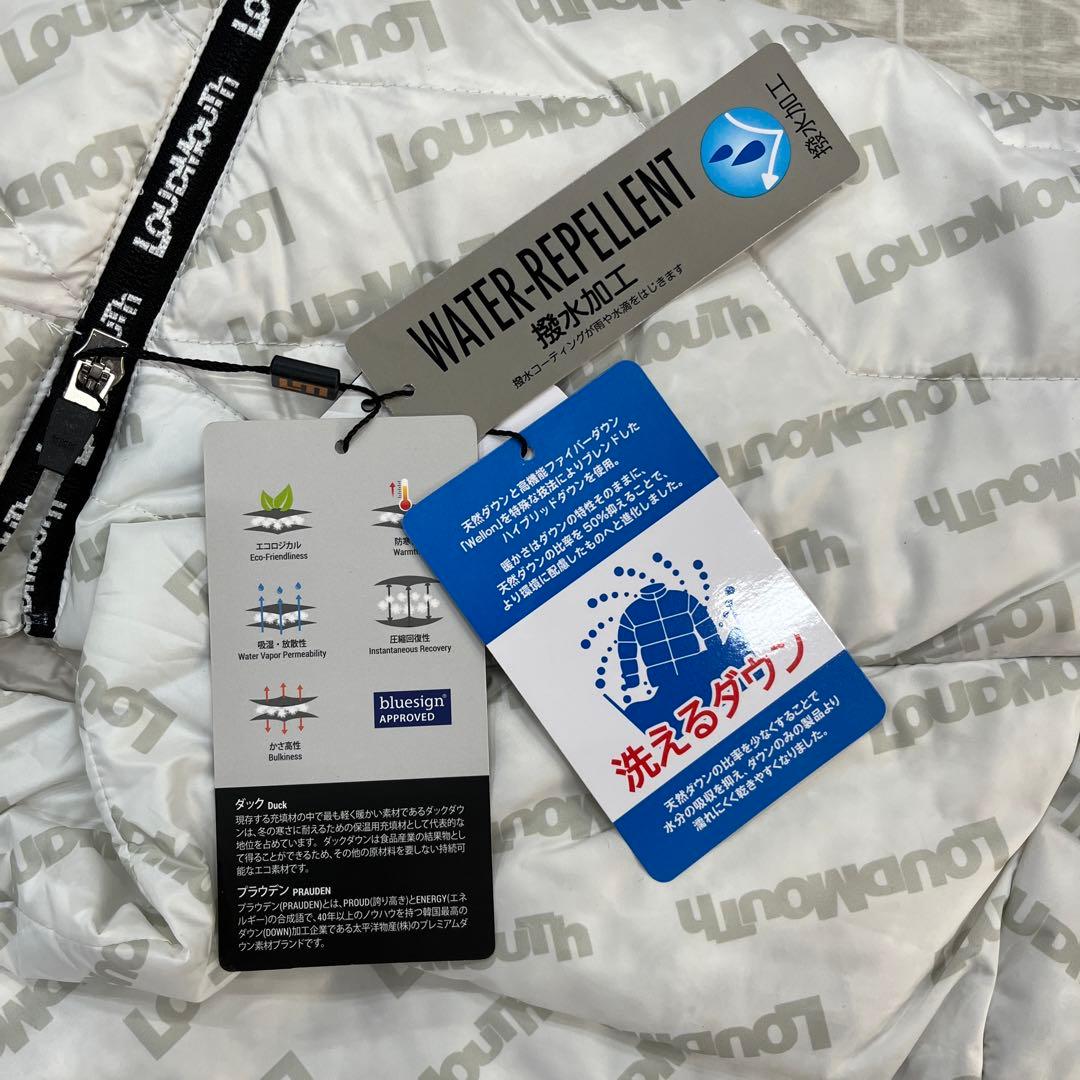 【新品】ラウドマウス メンズ ゴルフウェア LL ダウンブルゾン ジャケット