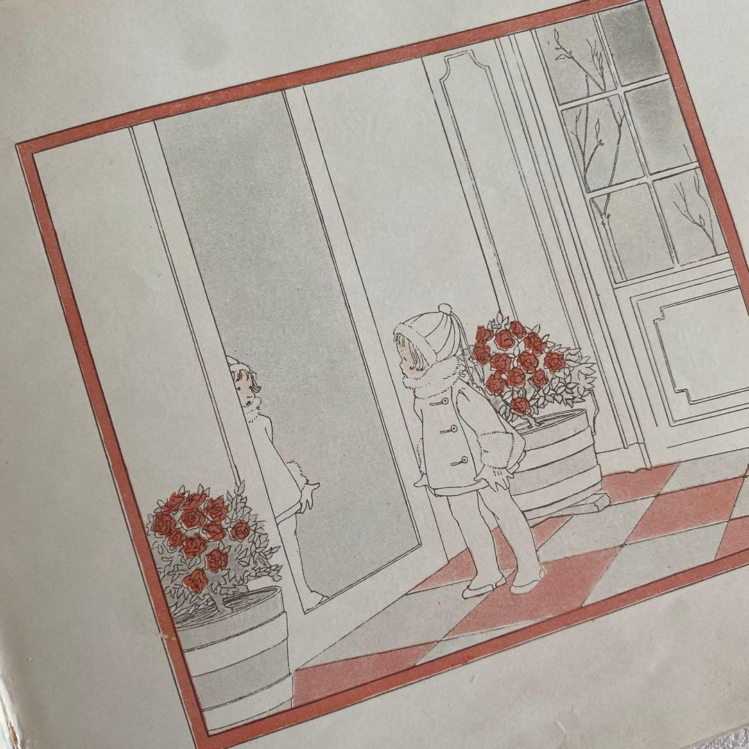 【超希少】　Rie Cramer リトグラフ印刷　絵本　ボタニカル柄　インテリア