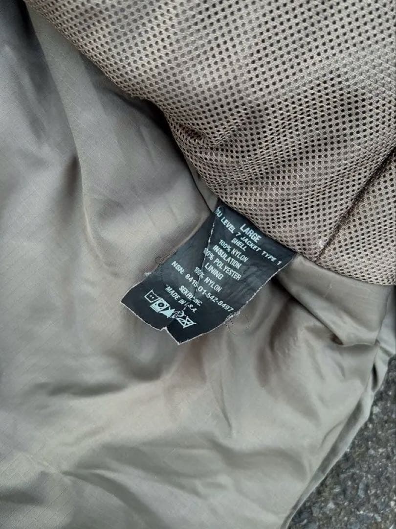 SEKRI製 PCU LEVEL7 JACKET TYPE 1 米軍実物