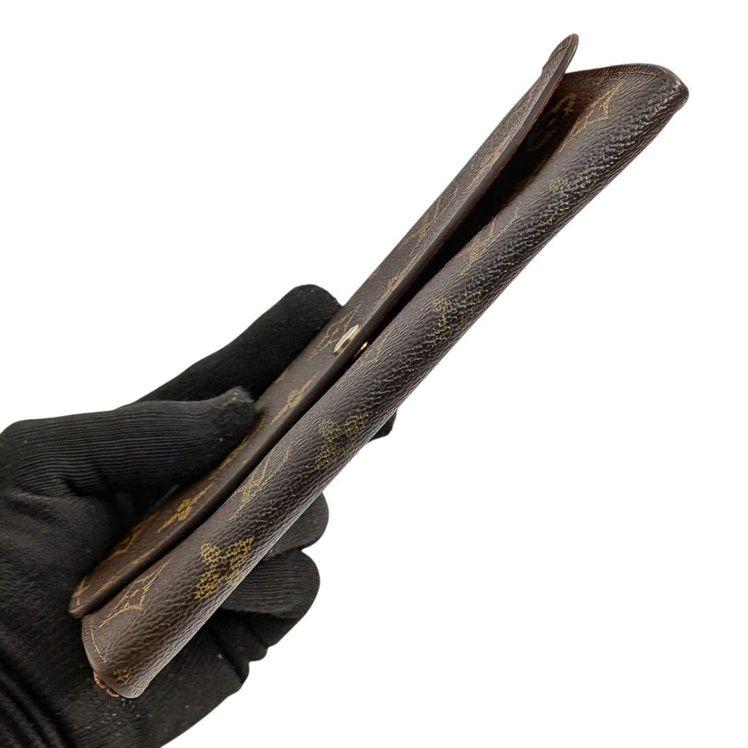 良品 ルイヴィトン モノグラム ポシェット ポルトモネ クレディ 967