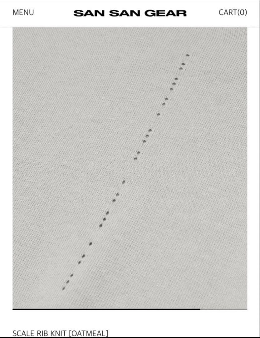 【日本未発売モデル！】 san san gear サンサンギア　ニット