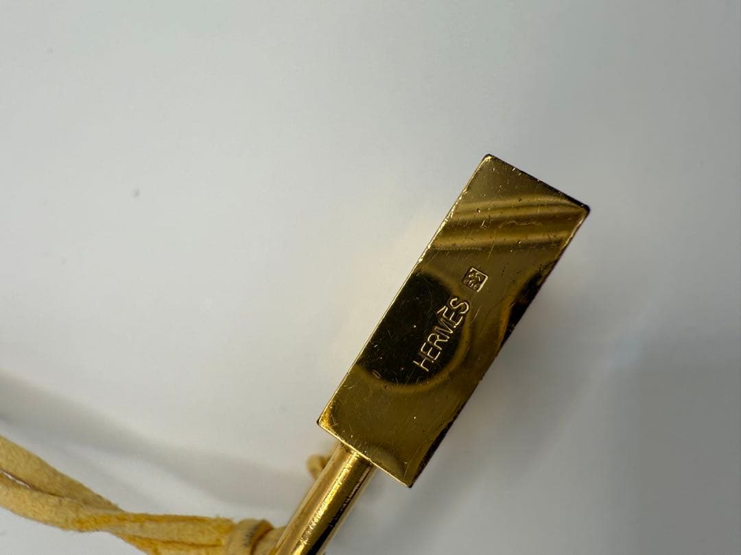 HERMES カデナ H 2000年限定商品 GP ゴールド ペンダントチャーム