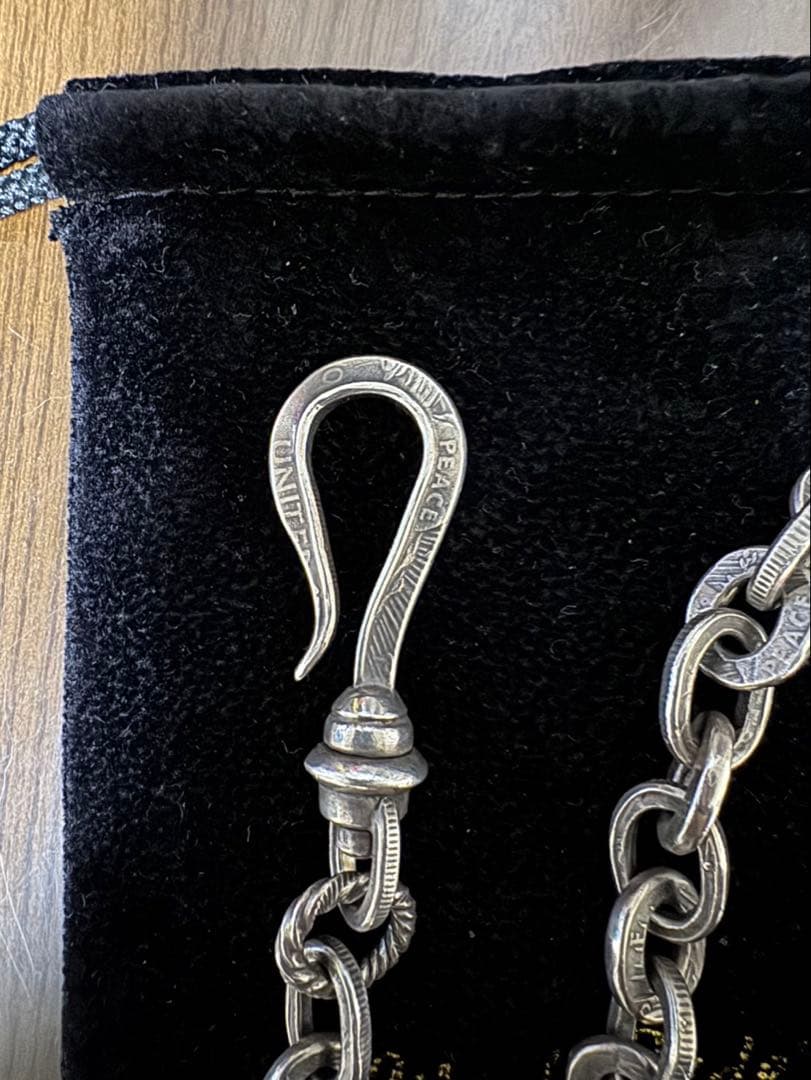 ウエストライド WESTRIDE シルバーウォレットチェーン