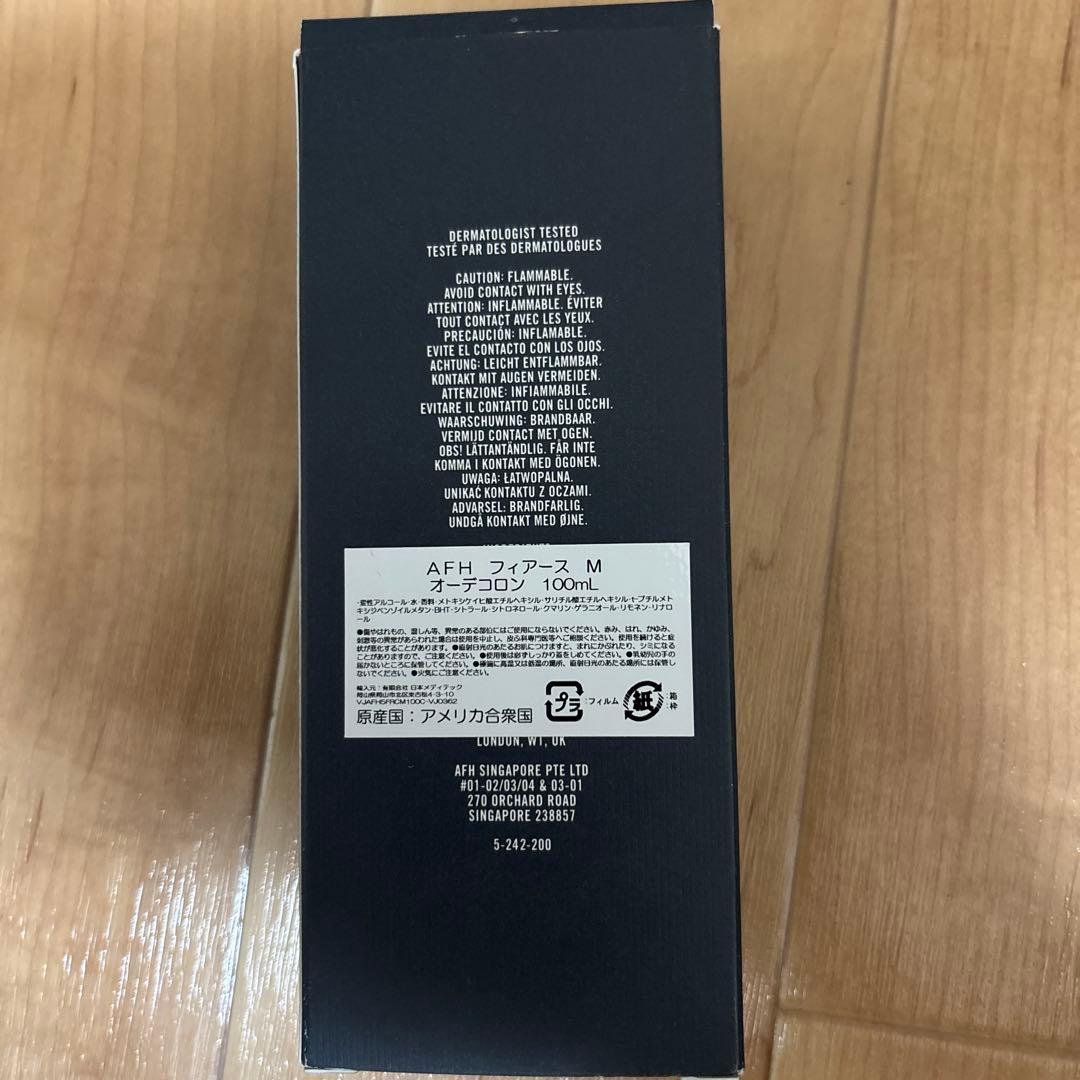 香水(男性用) Abercrombie & Fitch FIERCE COLOGNE 100ml