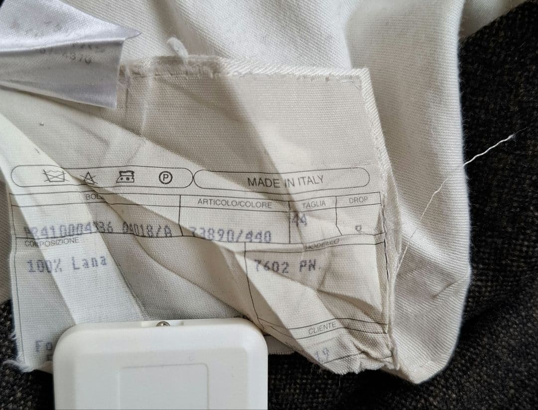 イザイア　スラックス　ウール100%