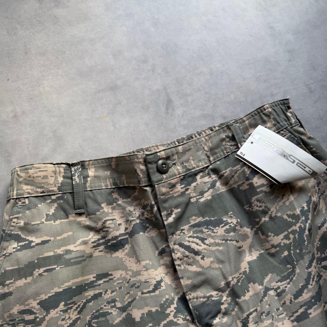 デッドストック 00s 米軍USAF ABU デジタルタイガーカモカーゴパンツ