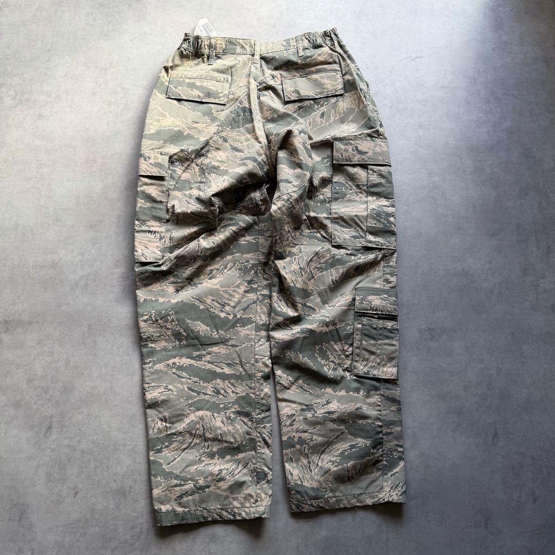 デッドストック 00s 米軍USAF ABU デジタルタイガーカモカーゴパンツ