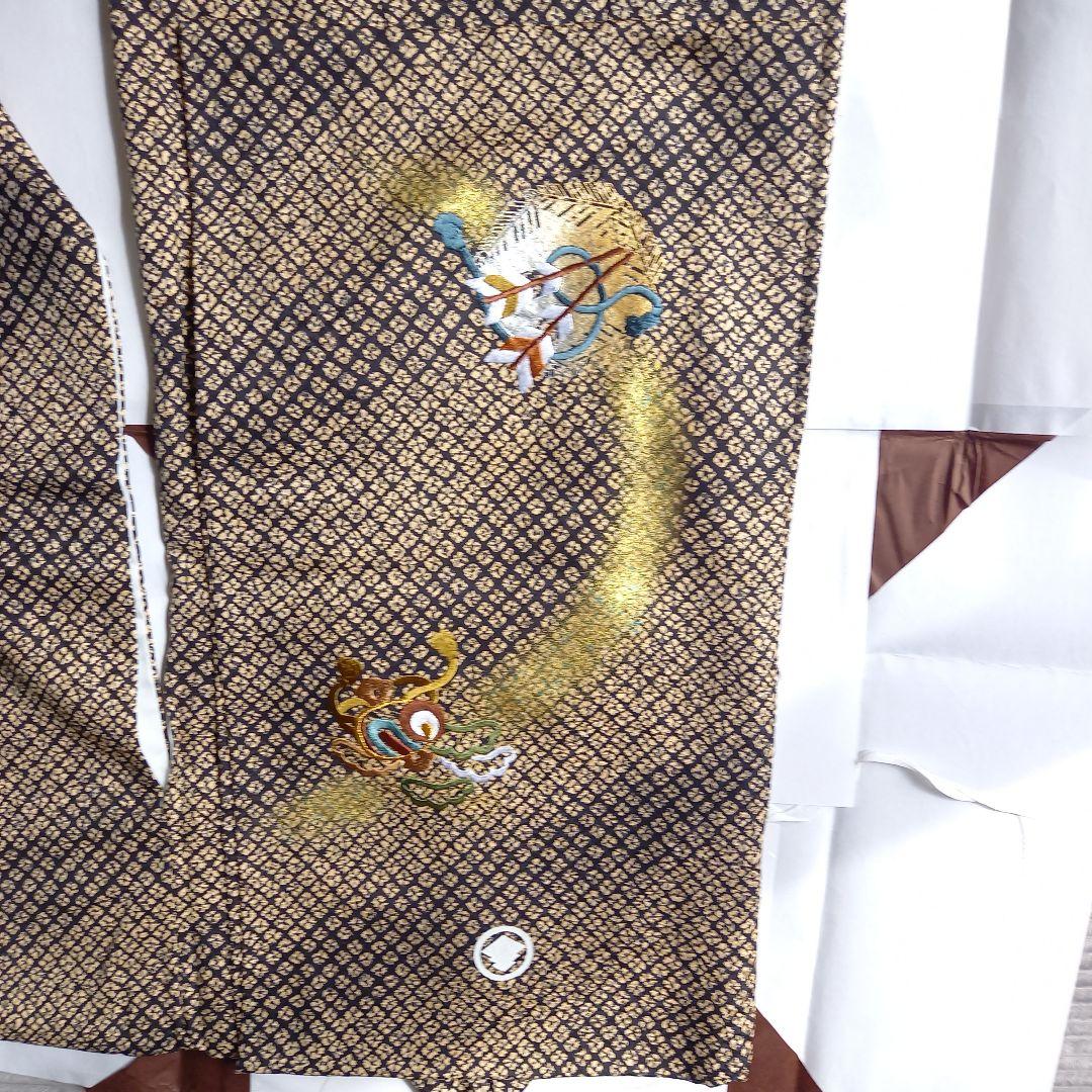 お宮参り　着物　男の子　産着　祝着　4点セット　正絹