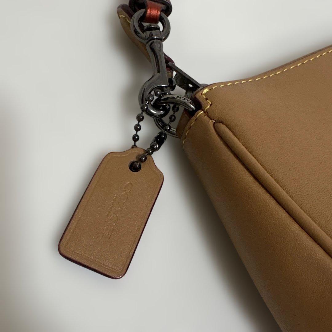 コーチ ハンドバッグ カラフルストラップ