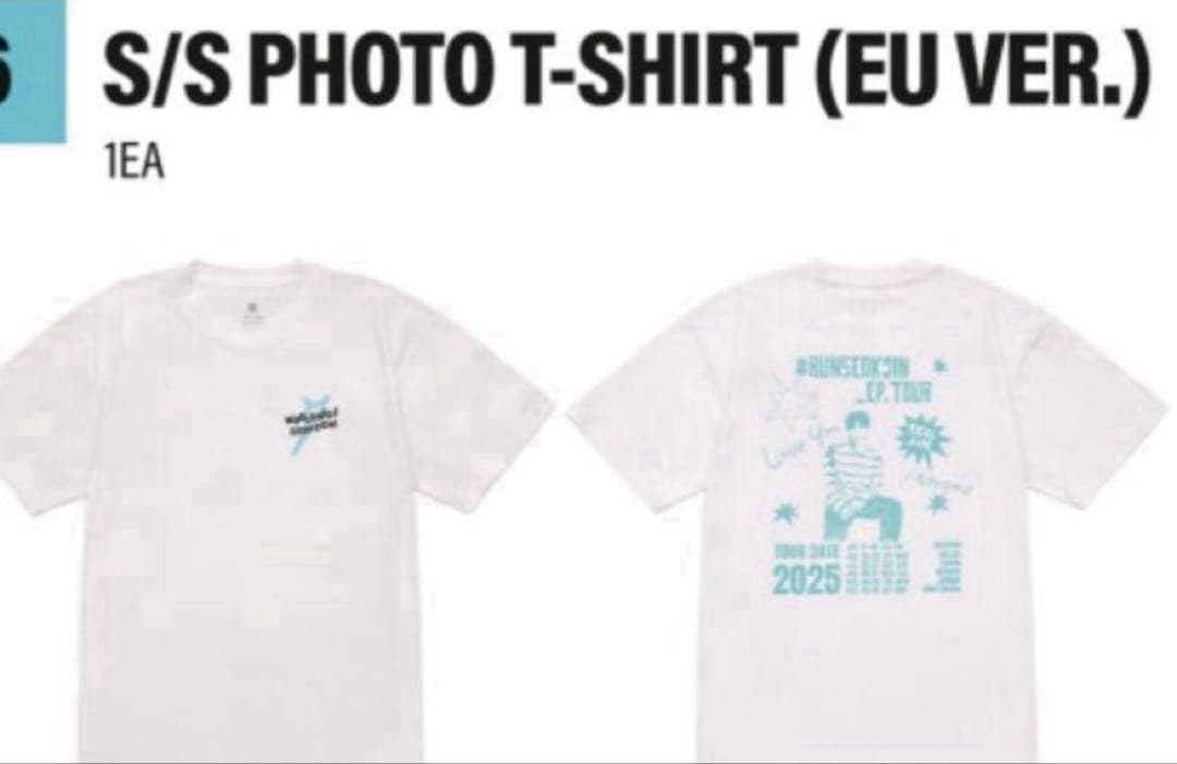 RUNSEOKJIN_EP.TOUR US限定 Tシャツ L