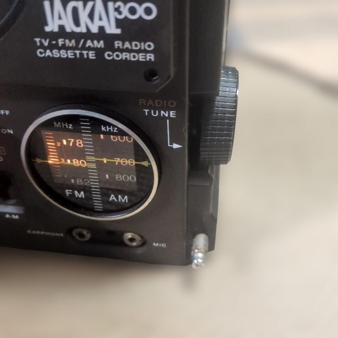 SONY JACKAL300 TV-FM/AMラジオ カセットコーダー