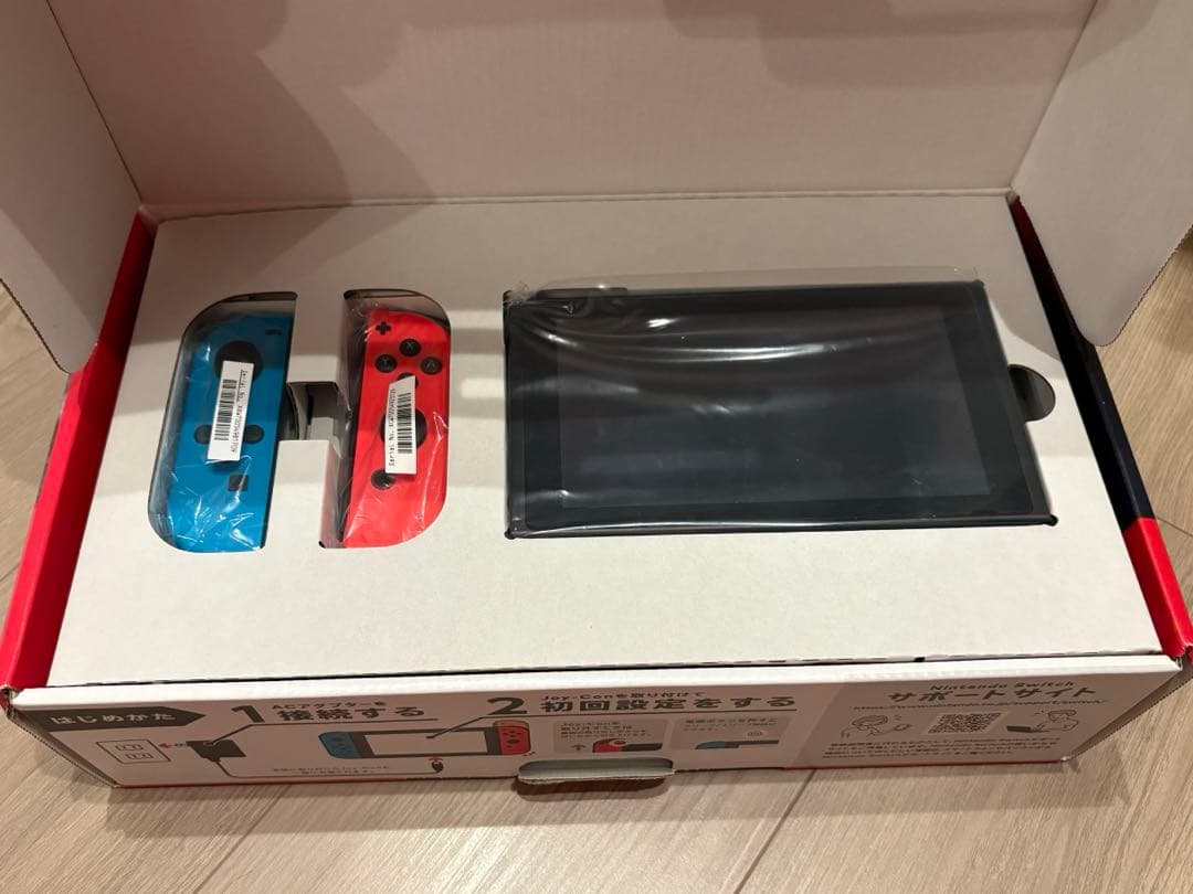 【美品・動作確認済】任天堂Switch本体開封のみ