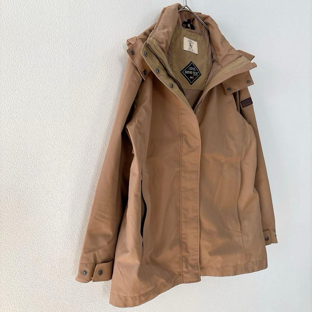 エーグル GORE-TEX 取り外せるフード付き アウター ベージュ M