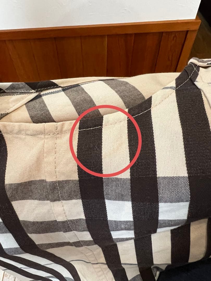 ミ*ン様 BURBERRY ノースリーブチェックワンピース 40