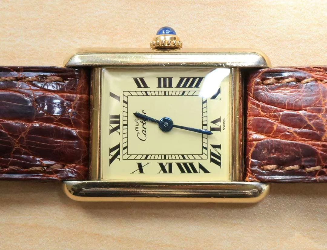 メンテ済！カルティエ　マストタンクSMヴェルメイユ　クォーツ